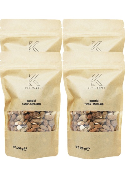 Key Market Doğal Kavrulmuş Badem İçi 1 KG