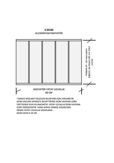 Alüminyum Panel Radyatör Ekol 600 X 600 Ral 9010 Kırık Beyaz