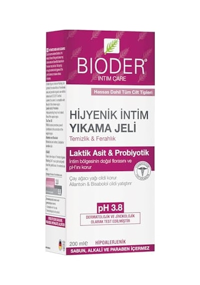 Hijyenik İntim Yıkama Jeli Hipoalerjenik Tüm Ciltler 1 X 200 Ml