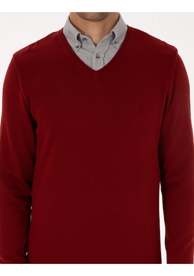Pierre Cardin Erkek Kiremit Kazak /triko 50314190-vr031 Kiremit