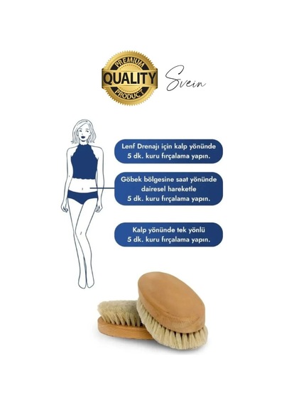Svein Doğal At Kılı Çatlak Karşıtı Banyo Peeling Fırçası