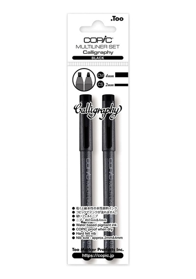Copic Multiliner Classic Calligraphy 2 Li Set Cs,cm Genel