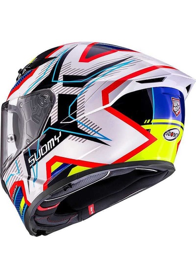Suomy Motosiklet Kaskı - Stellar 2 Kask Blackstar Beyaz Mavi - M Beyaz - Mavi