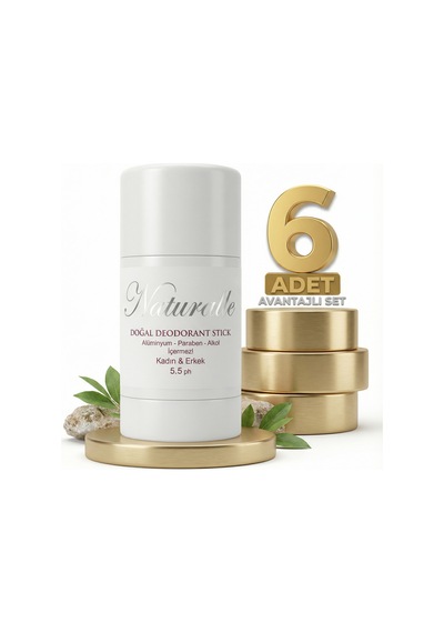 Naturalive Kokulu Doğal Deodorant Stick 6x50 Gr