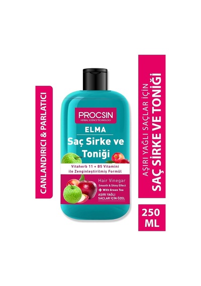 Aşırı Yağlanma Karşıtı Elmalı Saç Sirke Ve Toniği 250 Ml Diğer