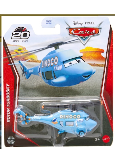 Disney Pixar Cars 20.yıl Özel Seri Rotor Turbosky Helikopter Mavi