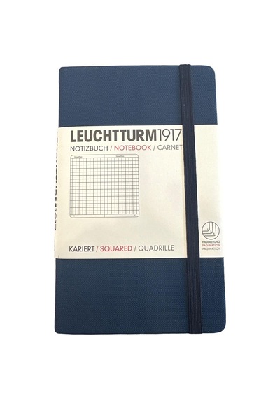 Leuchtturm1917 Sert Kapak A6 Kareli Defter Blue 309923