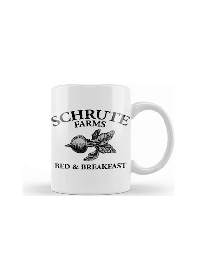 The Office Schrute Farms Bed & Breakfast Kupa Bardak Porselen Karışık