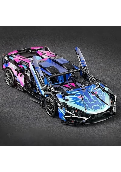 1280 Parça Cyberpunk Mor Cool 1:14 Ölçekli Spor Araba Yapı Blokları Seti 3d Montaj Modeli Kiti, Gençler & Yetişkinler İçin Mükemmel Hediye 14+ Yaş 1280 Parça Cyberpunk Mor Cool 1:14 Ölçekli Spor Araba Yapı Blokları Seti 3d Montaj Modeli Kiti, Gençler & Yetişkinler İçin Mükemmel Hediye 14+ Yaş