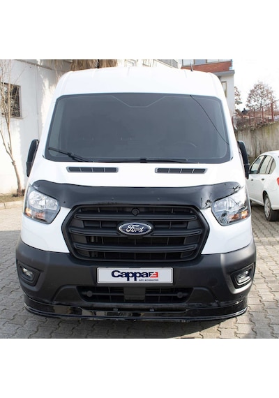 Cappafe Ford Transit Ön Kaput Koruyucu Rüzgarlık 4Mm Abs 2019-