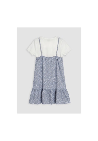LC Waikiki Alıta Cıty Farkıyla Lcw Kids Mavi Oval Yaka Çiçek Desenli Kız Çocuk Elbise Mavi - 928242581 Mavi LC Waikiki Alıta Cıty Farkıyla Lcw Kids Mavi Oval Yaka Çiçek Desenli Kız Çocuk Elbise Mavi - 928242581 Mavi
