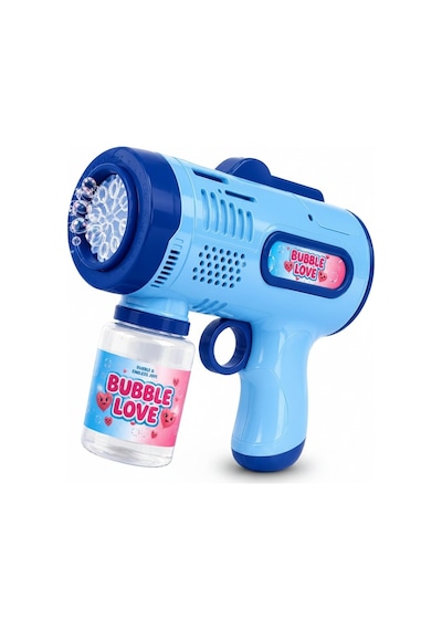 Flashpop Otomatik Köpük Baloncuk Tabancası Mavi Sızdırmaz, Pilli