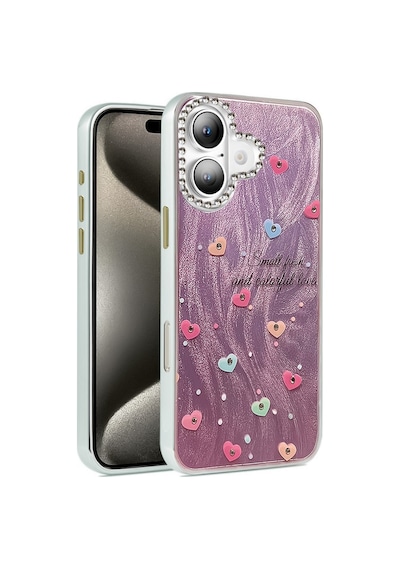 Apple iPhone Uyumlu 16 Plus Kılıf Blade Aynalı Desenli Kapak - Desen 8 Bz8683140849375