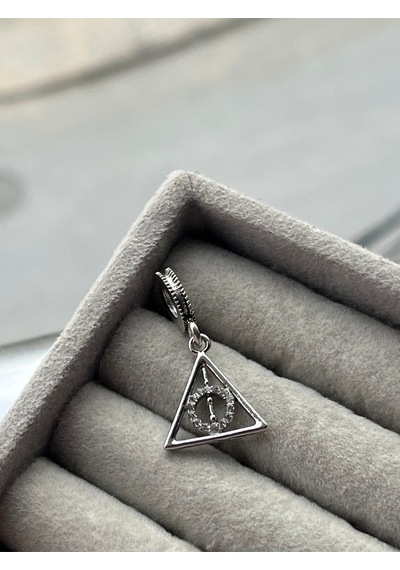 Harry Potter Ölüm Yadigarları Charm Gümüş Kaplama