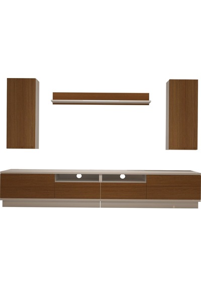 Decoraktiv Trendstyle 5220ds Slm Tv Ünitesi Tv Sehpası Beyaz - Ceviz