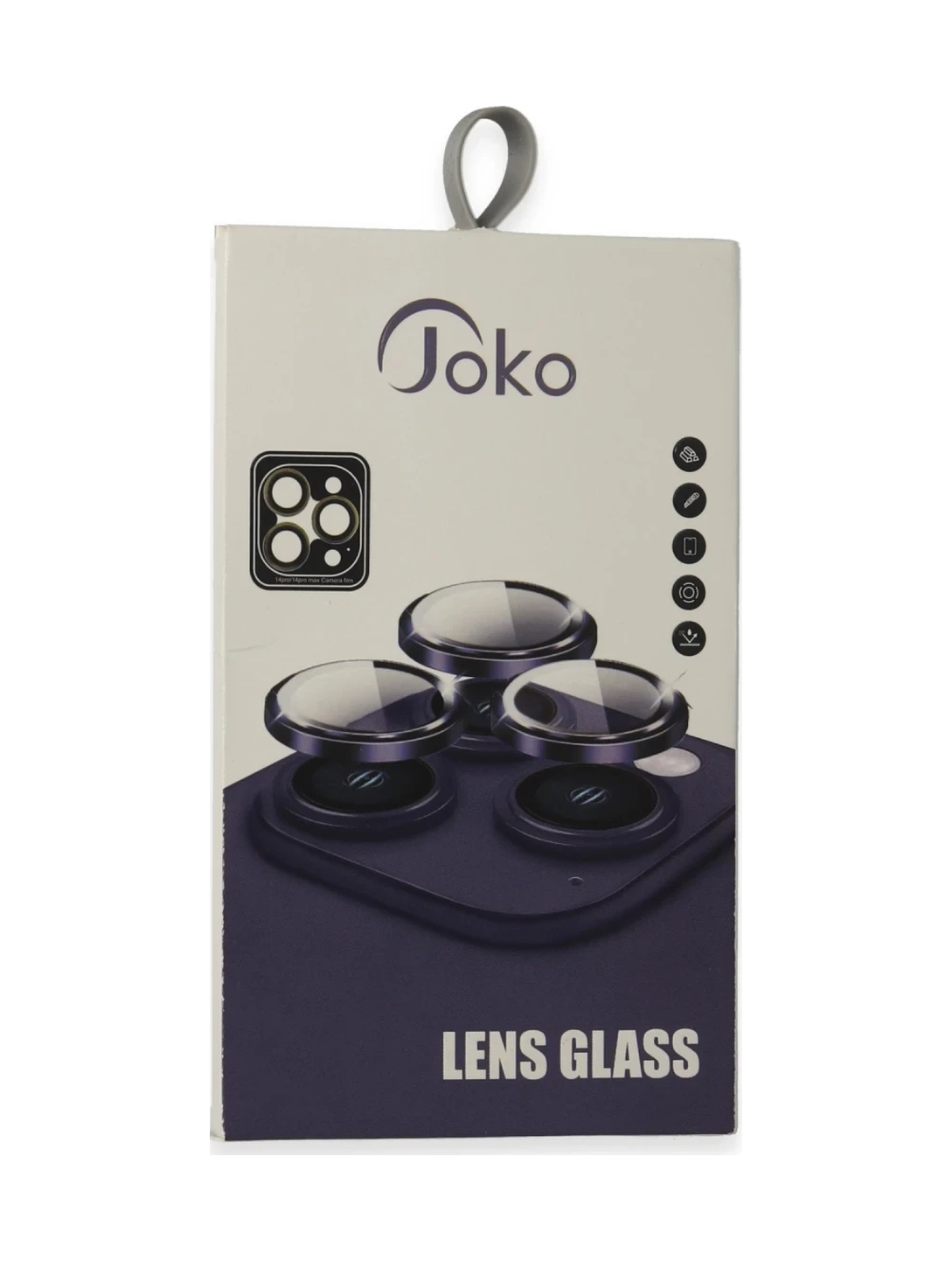 Joko Apple İphone 15 Pro Max Pvd Metal Kamera Lens - Gümüş Çok Renkli