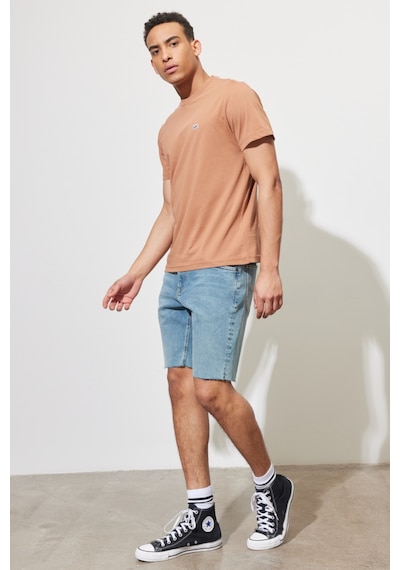 Lee Regular Fit Normal Kesim Normal Bel Açık Mavi Esnek Jean Kot Şort L231141404 Açık Mavi