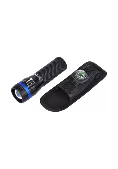 Uzun Menzilli Süper Zoomlu Pilli Led El Feneri Güçlü Işık Performansı Wt-060