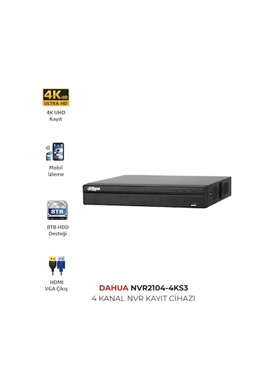 Nvr2104-4ks3 4 Kanal Profesyonel Nvr Güvenlik Kayıt Cihazı