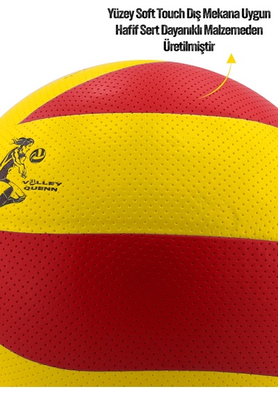 Telvesse Voleybol Topu Pompalı Set 280g Renkli 8 Panel Soft Touch İç-dış Mekan Uygun Dayanıklı 700 Açık Gri