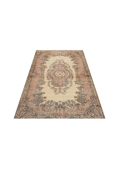 Eskitme El Dokuma Vintage Halı 118 X 201 Cm 9060
