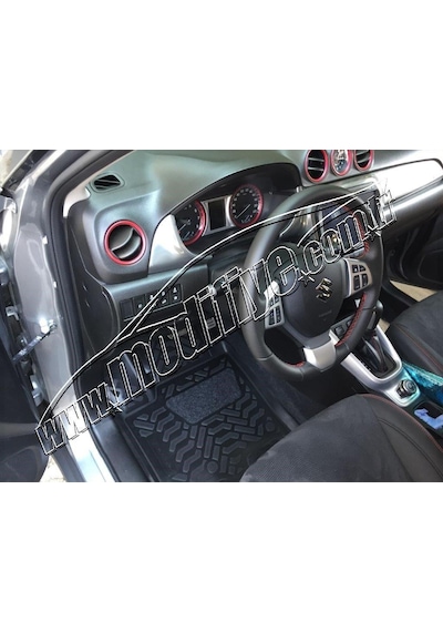 Suzuki Vitara 2016-2017 3d Kauçuk Kokusuz Havuzlu Paspas