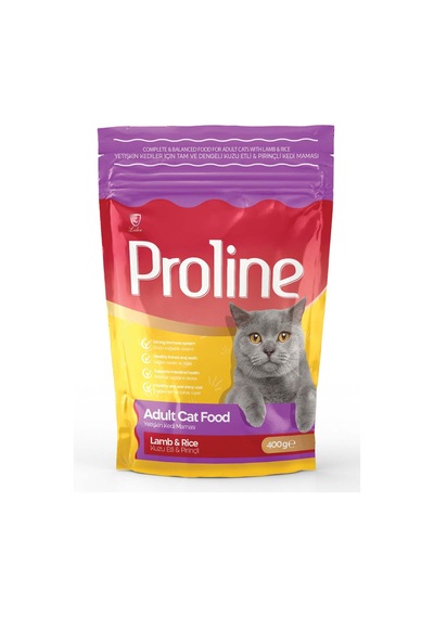5 Adet Proline Kuzu Etli&pirinçli Yetişkin Kedi Maması 400 G