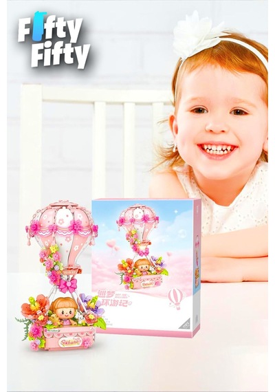 Loz Creative Serisi Pembe Hava Balonu 750 Parça Oyuncak Yapım Seti Fflz-4114vgn