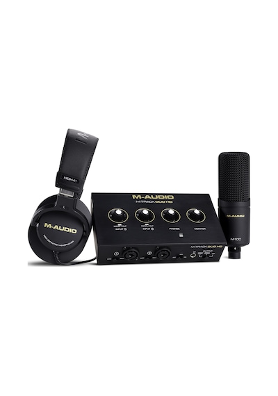 M-track Duo Hd Producer Pack 24 Bit / 192 Khz, Yeni Nesil Yüksek Kaliteli Stüdyo Kayıt Paketi