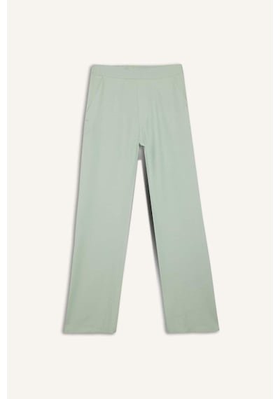 DeFacto 	Wide Leg Basic Düz Geniş Paça Pantolon E7979AX25SMGN1181