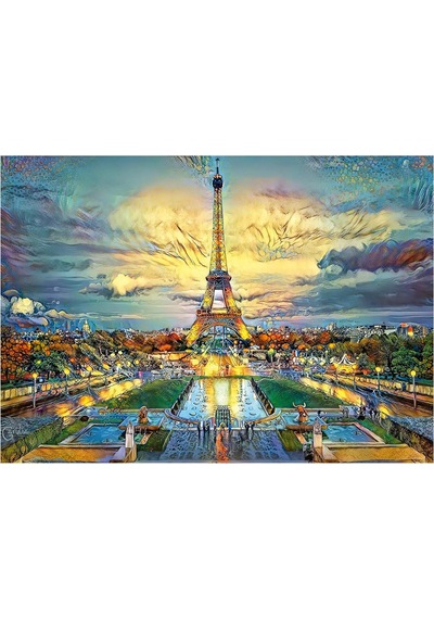 Educa 500 Parça Eyfel Kulesi Puzzle - 19621 - Eiffel Tower