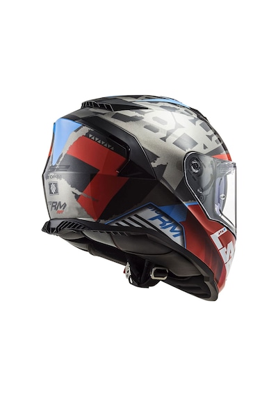 Ls2 Storm 2 Sprınter Mat Siyah-kırmızı-tıtanıum Kask
