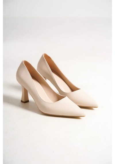 Trendella Kadın Bej Stiletto Tr12ms06d Siyah