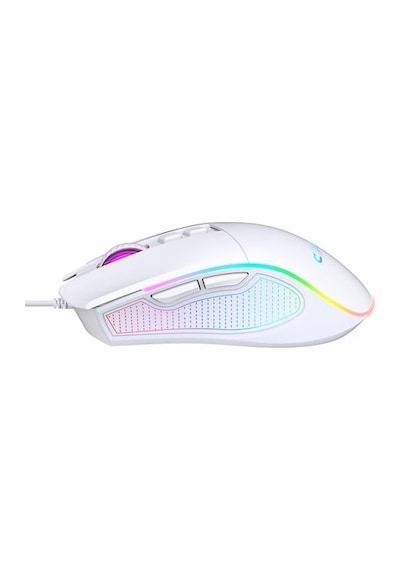 Crossfire V1 12800 Dpi Makro Yazılımlı Chromatic Rgb Gaming Mouse - Beyaz Açık Beyaz