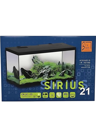 Blubios 21 Set Akvaryum Ledli 18lt Siyah