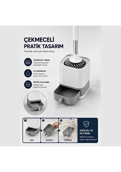 Lexroo Silikon Tuvalet Fırçası Çok Renkli
