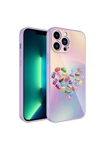 Apple Uyumlu iPhone 11 Pro Uyumlu Kamera Korumalı Desenli Sert Silikon Zore Epoksi Kılıf-no1 NO1 -