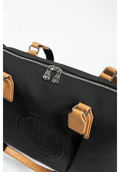 Just Polo Kadın El Ve Omuz Top Çantası Büyük Valiz Boy Mh6011mh Siyah - Taba