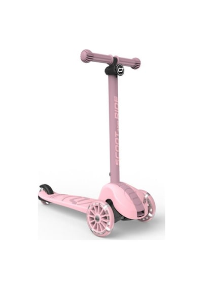 Scoot And Ride Highwaykick 3s Çocuk Scooterı, Rose - Led Tekerlekli, Katlanabilir Ve Ayarlanabilir