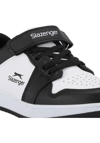 Slazenger PRINCE I Çocuk Cırt Cırtlı Beyaz / Siyah Günlük Spor Ayakkabısı