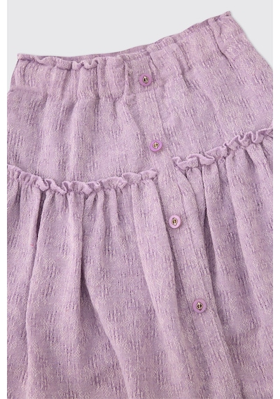 Panço Kız Çocuk Lila Etek 2521gk13021 Mor
