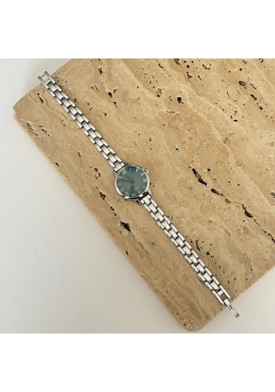 Raven Silver Yeşil Saat