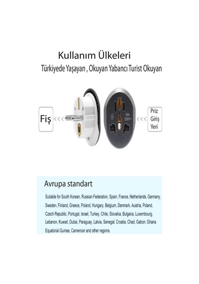 Şahnet Çin Türkiye Çevirici Adaptör N11.256