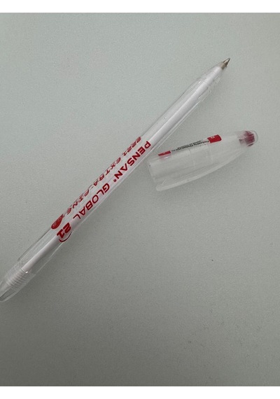 Tükenmez Kalem Global 0.5 Mm Karışık Renk 4 Adet Kırmızı,mor,siyah,yeşil Çok Renkli