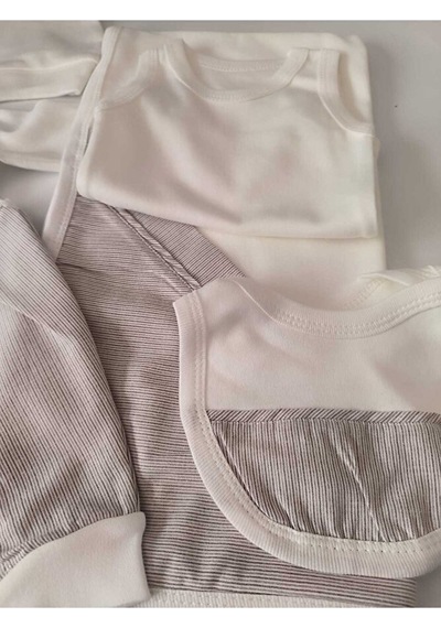 Stella Butik %100 Doğal 7 Parça Hastane Çıkışı Çok Renkli