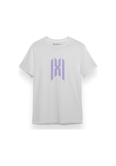 Monsta X New Logo Beyaz Kısa Kol Erkek Tshirt 001