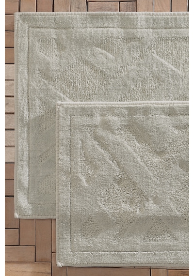Yataş Bedding Milo Banyo Paspası Seti - Nil Yeşili (50x60 cm + 60x100 cm) Nil Yeşili