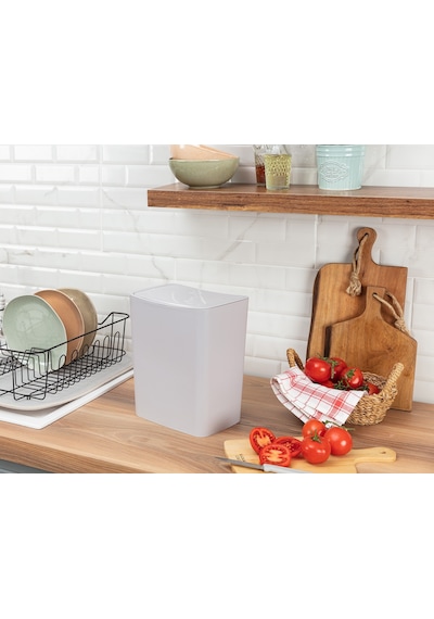 Madame Coco Olivier Switch Çöp Kovası 8.5lt 1kcopk18,5 Lt-soft Gri