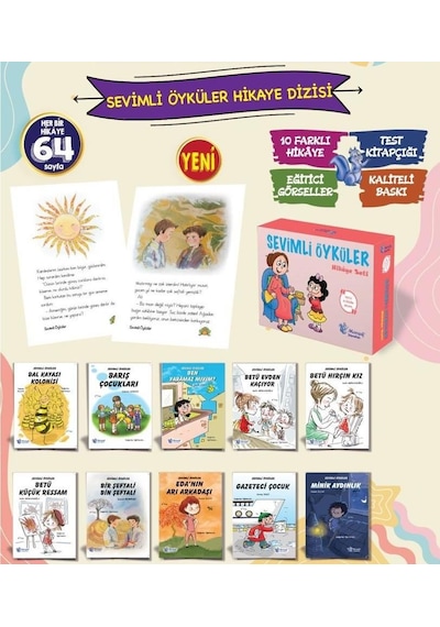 Morışık 3. Sınıf Sevimli Öyküler Dizisi 10 Kitap