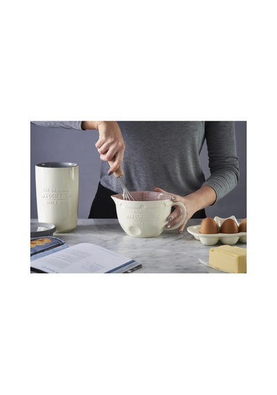 Innovative Kitchen 1 L Stoneware Measuring Jug -ölçü Kabı Karıştırma Kasesi Krem